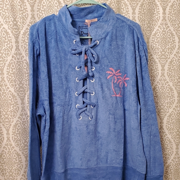 Daydream Nation Sweaters - 💙 Daydream Nation Tiki Pullover 💙